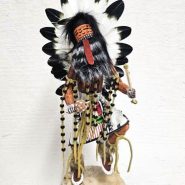 Comanche Warrior Katsina Doll by Sammie Walker