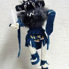 Navajo Three-Horn Warrior Kachina Doll 11" 13" 15"