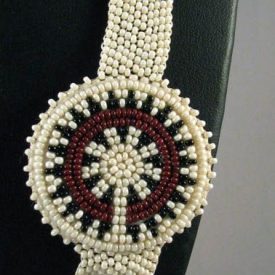 Beaded Wedding Basket Necklace