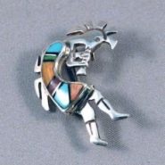 Native American Made Kokopelli Pendant