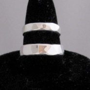 Navajo Custom Sterling Silver Wedding Bands