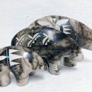 Ceramic Horsehair Spirit Bear