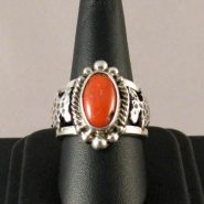 Navajo Coral Ring