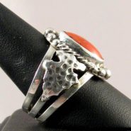 Navajo Coral Ring
