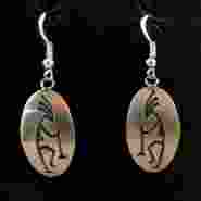 Navajo Earrings with Kokopelli