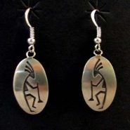 Navajo Earrings with Kokopelli