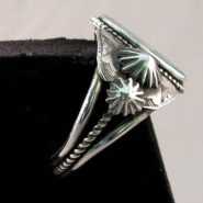 Navajo Cuff Bracelet with Turquoise