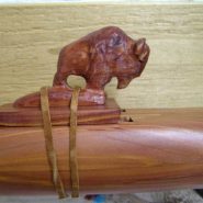 Navajo Cedar Drone Flute F Sharp