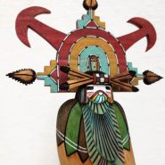 Hopi Carved Butterfly Maid Sculpture