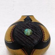 Mimbres Turtle Gourd Pot