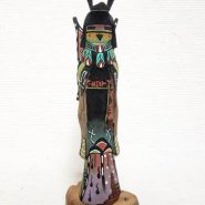 Hopi Carved Butterfly Sculpture