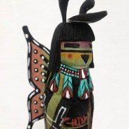 Hopi Carved Butterfly Sculpture
